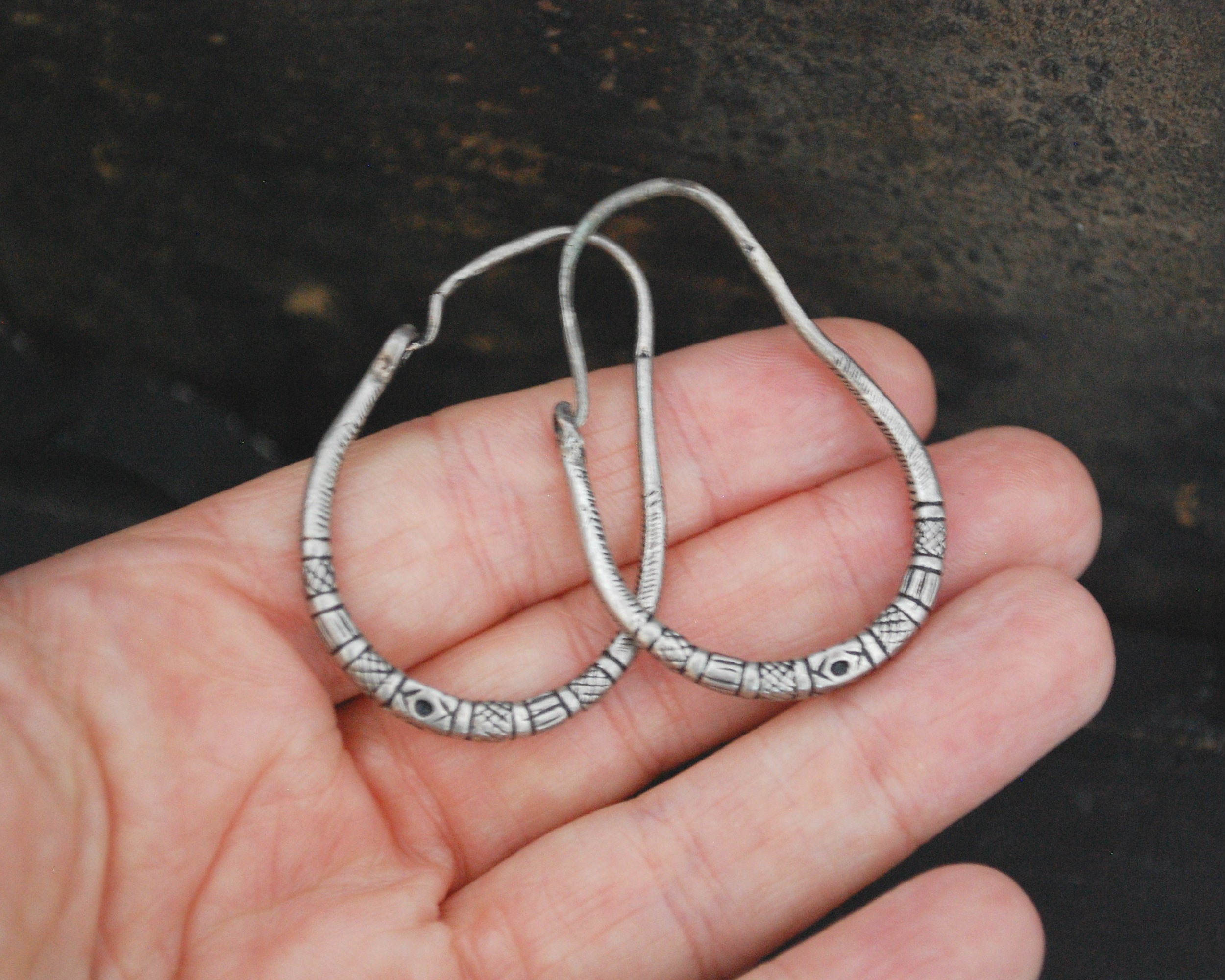 Afghani Hoop Earrings