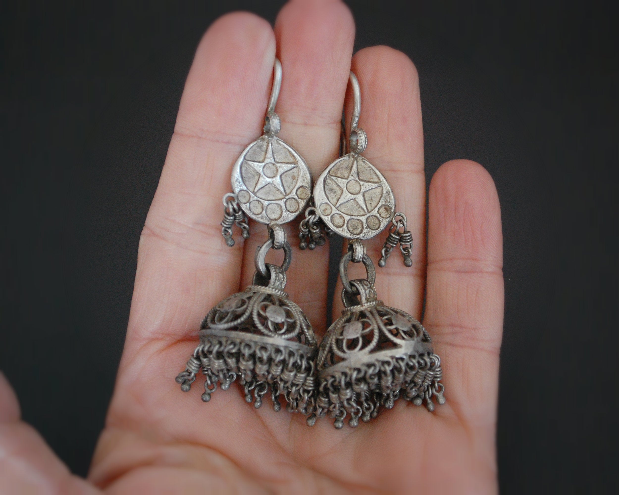 Bold Rajasthani Jhumka Earrings