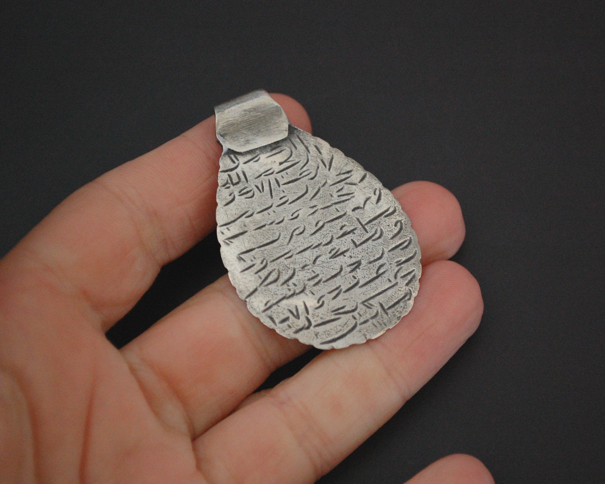 Rare Old Arabic Writing Amulet Pendant