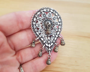 Yemeni Filigree Pendant Brooch
