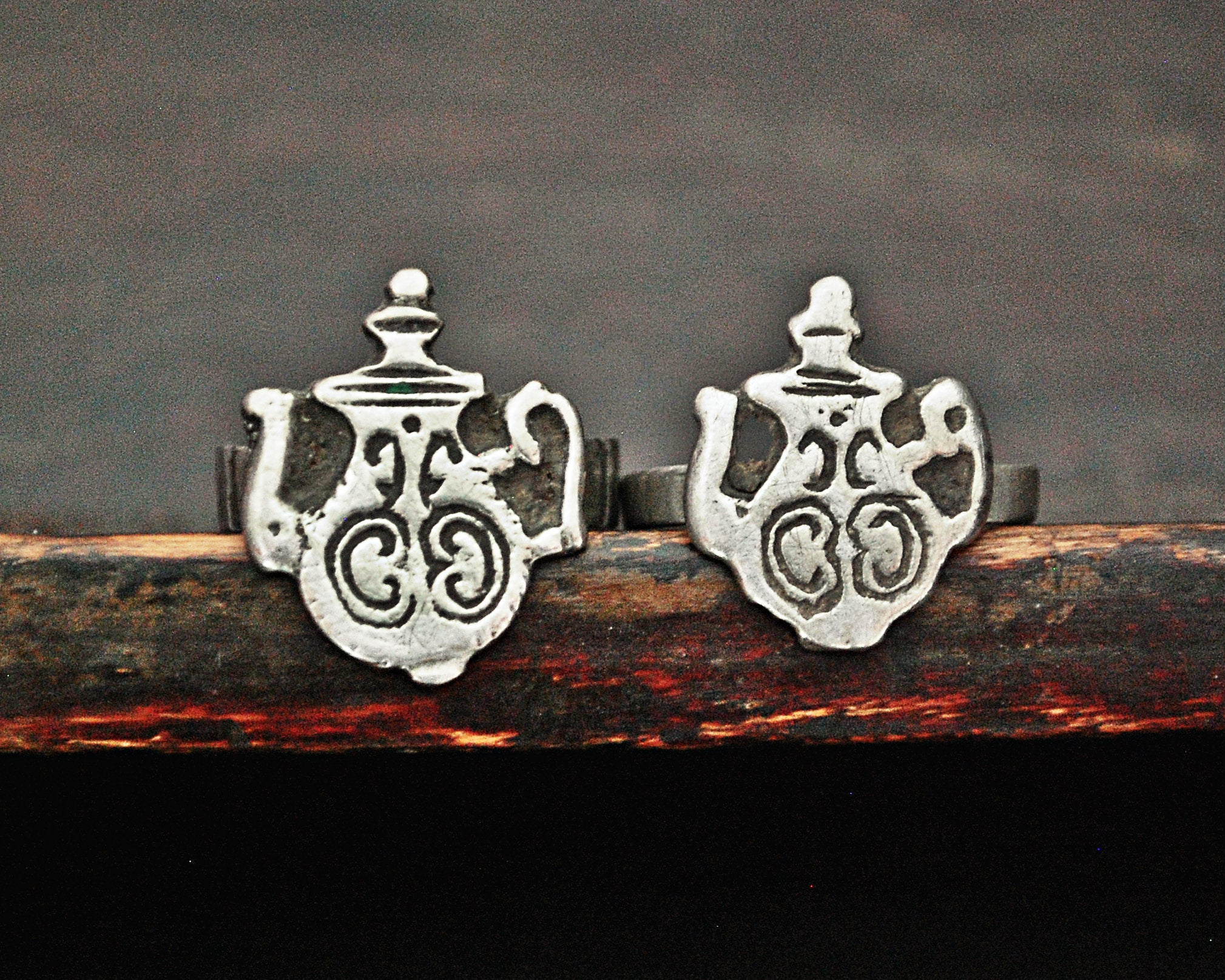 Old Berber Teapot Ring - Size 7.5 & 8.5