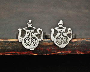 Old Berber Teapot Ring - Size 7.5 & 8.5