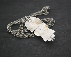 Navajo Kachina Pendant on Silver Chain