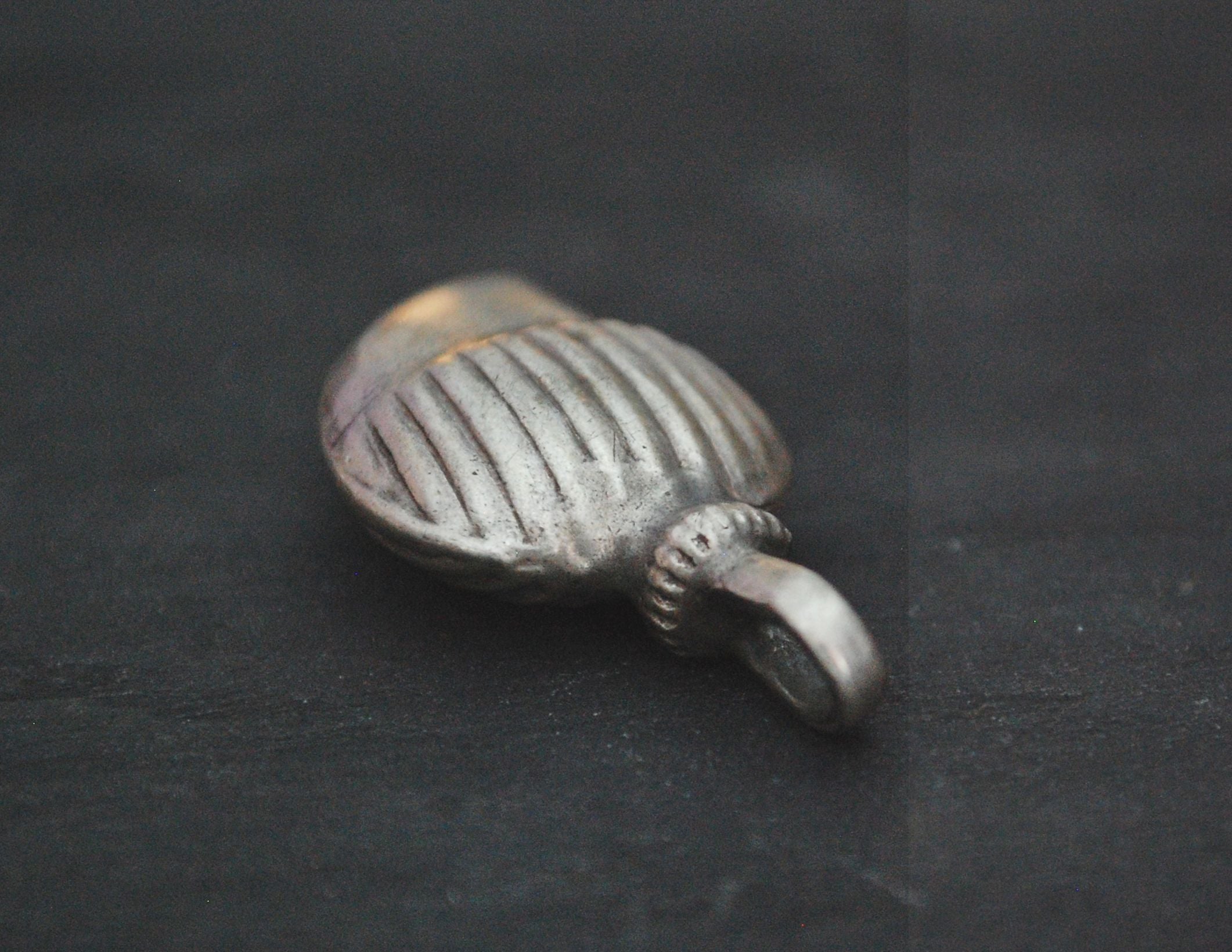 Indian Paisley Mango Silver Charm Pendant