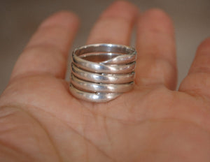 Ethnic Coil Ring from India - Size 7.5
