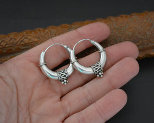 Ethnic Hoop Earrings from India - MEDIUM