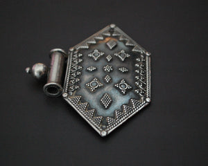 Large Indian Silver Pendant