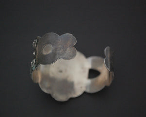 Old Silver Barong Cuff Bracelet from Bali