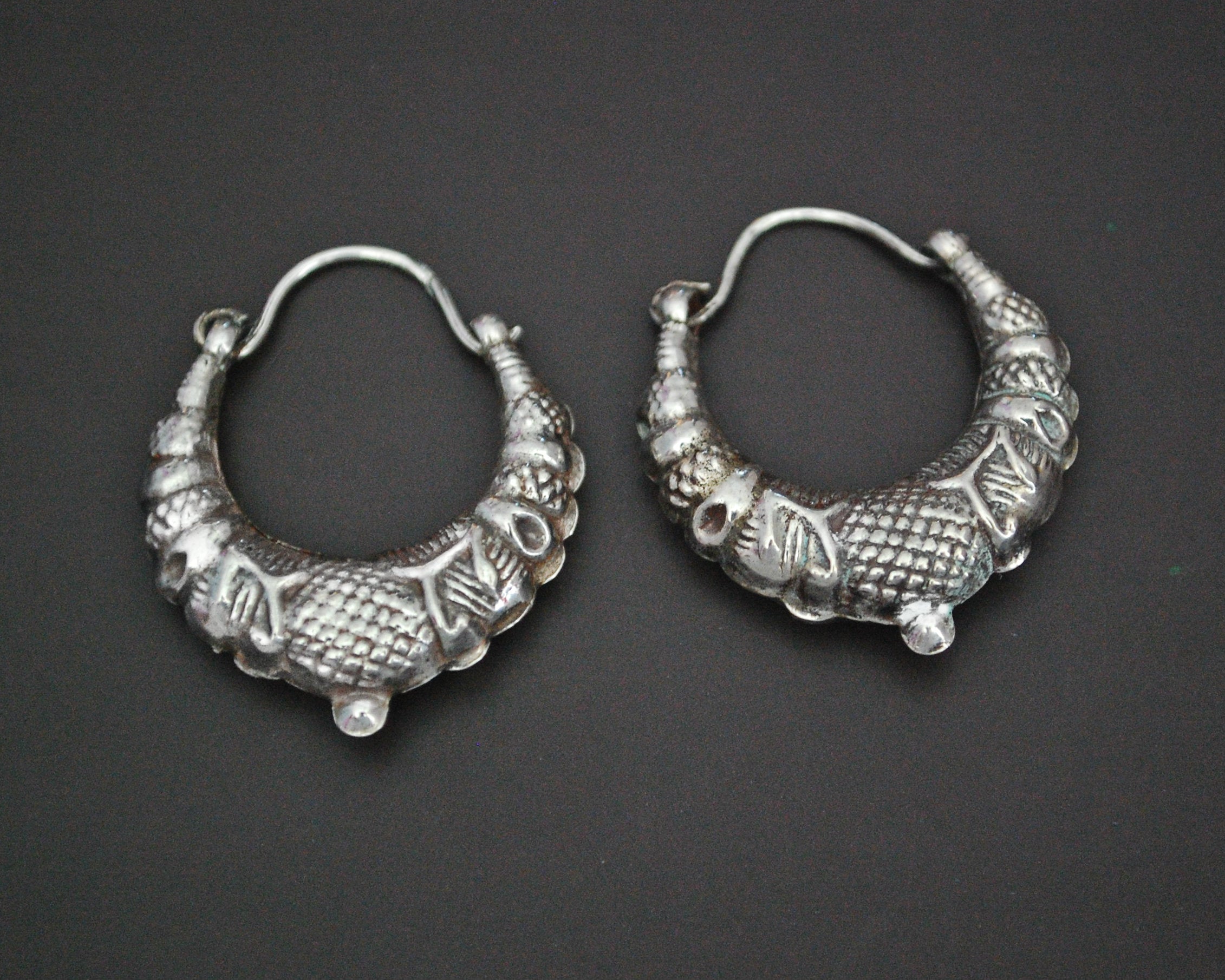 Nepali Hoop Earrings - SMALL / MEDIUM
