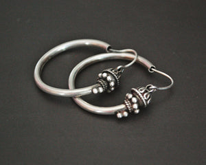 Ethnic Bali Hoop Earrings