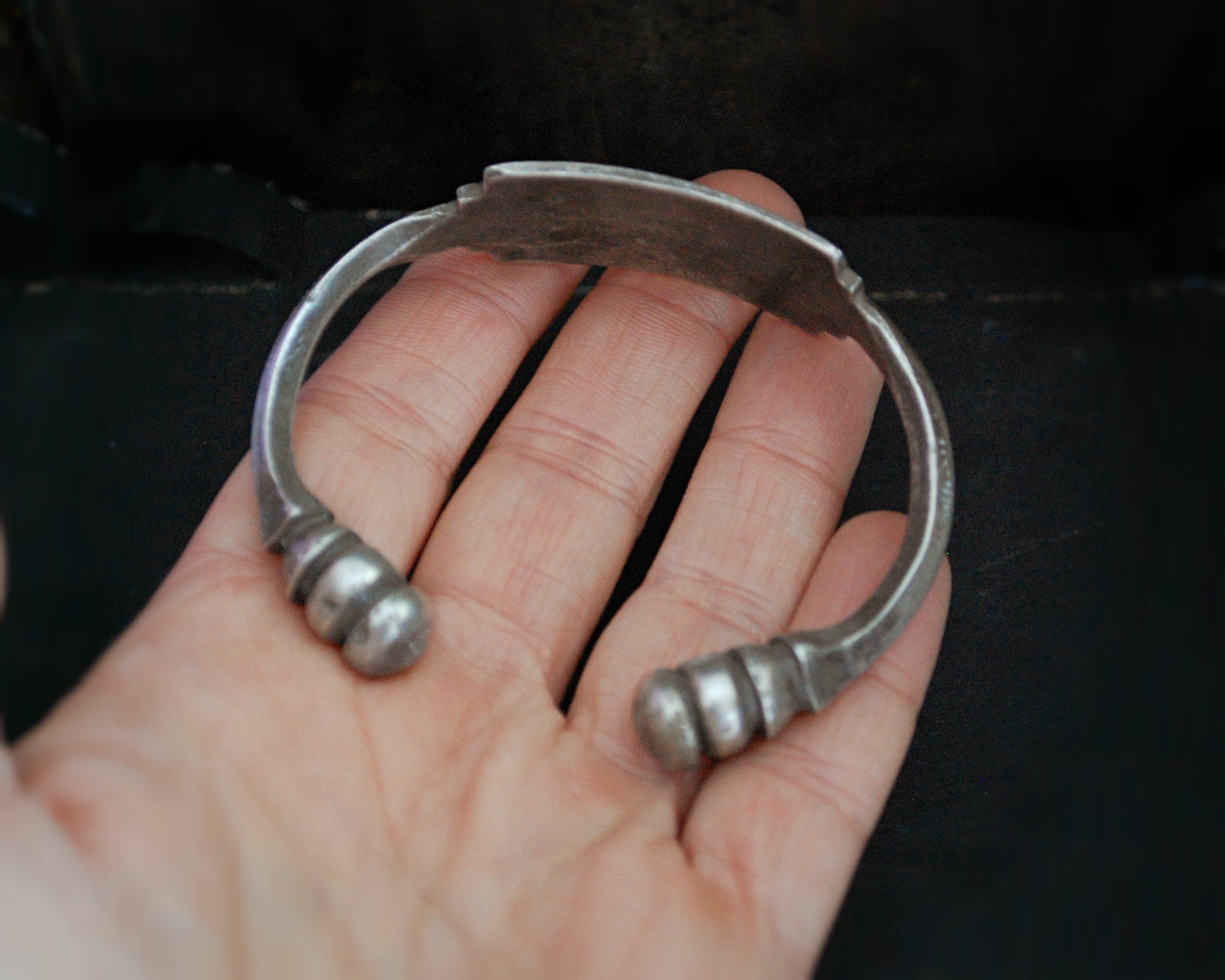 Inciseled Mauritanian Cuff Bracelet