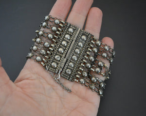 Ottoman Silver Chain Bracelet with Pin