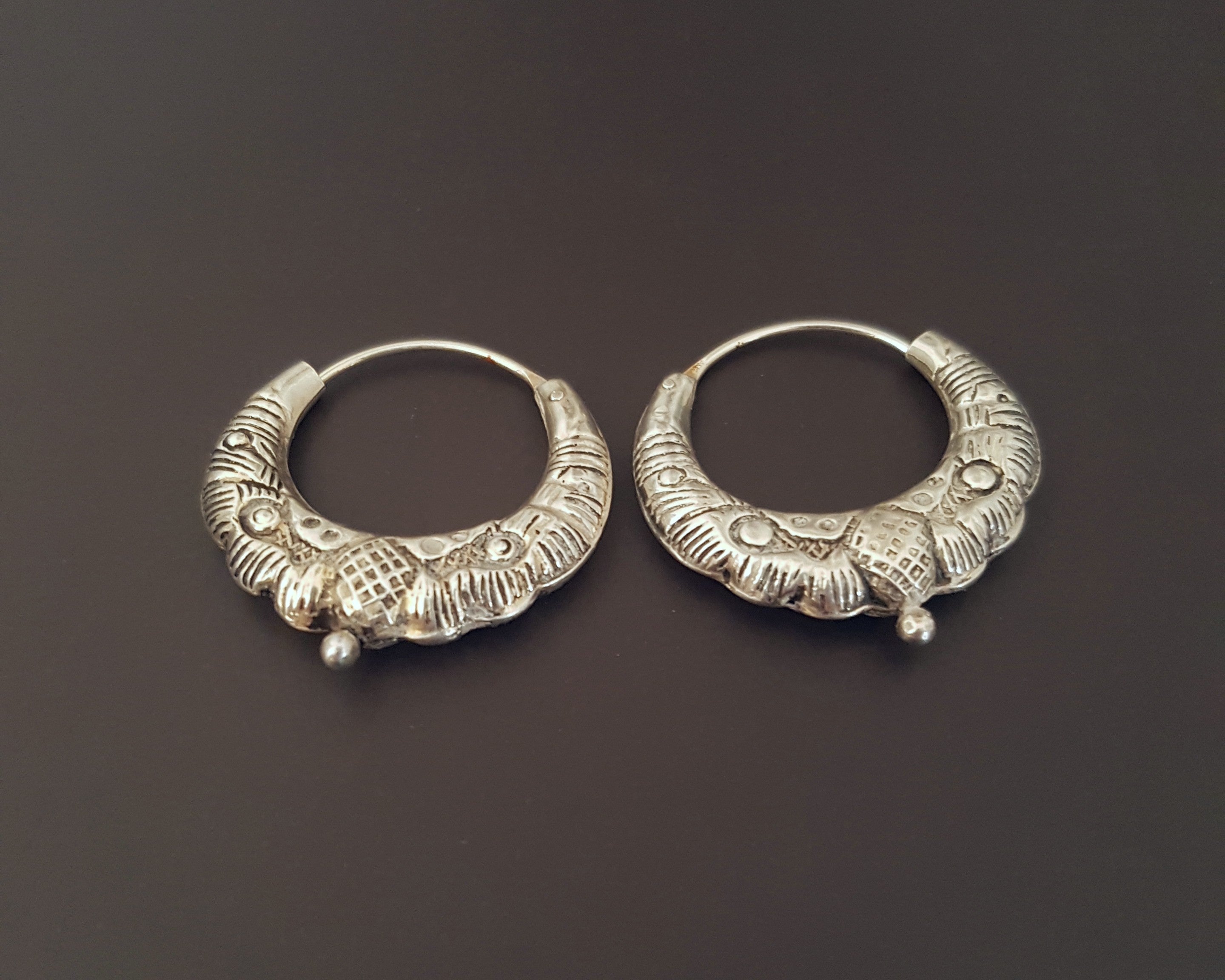 Nepali Hoop Earrings - SMALL / MEDIUM