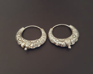 Nepali Hoop Earrings - SMALL / MEDIUM
