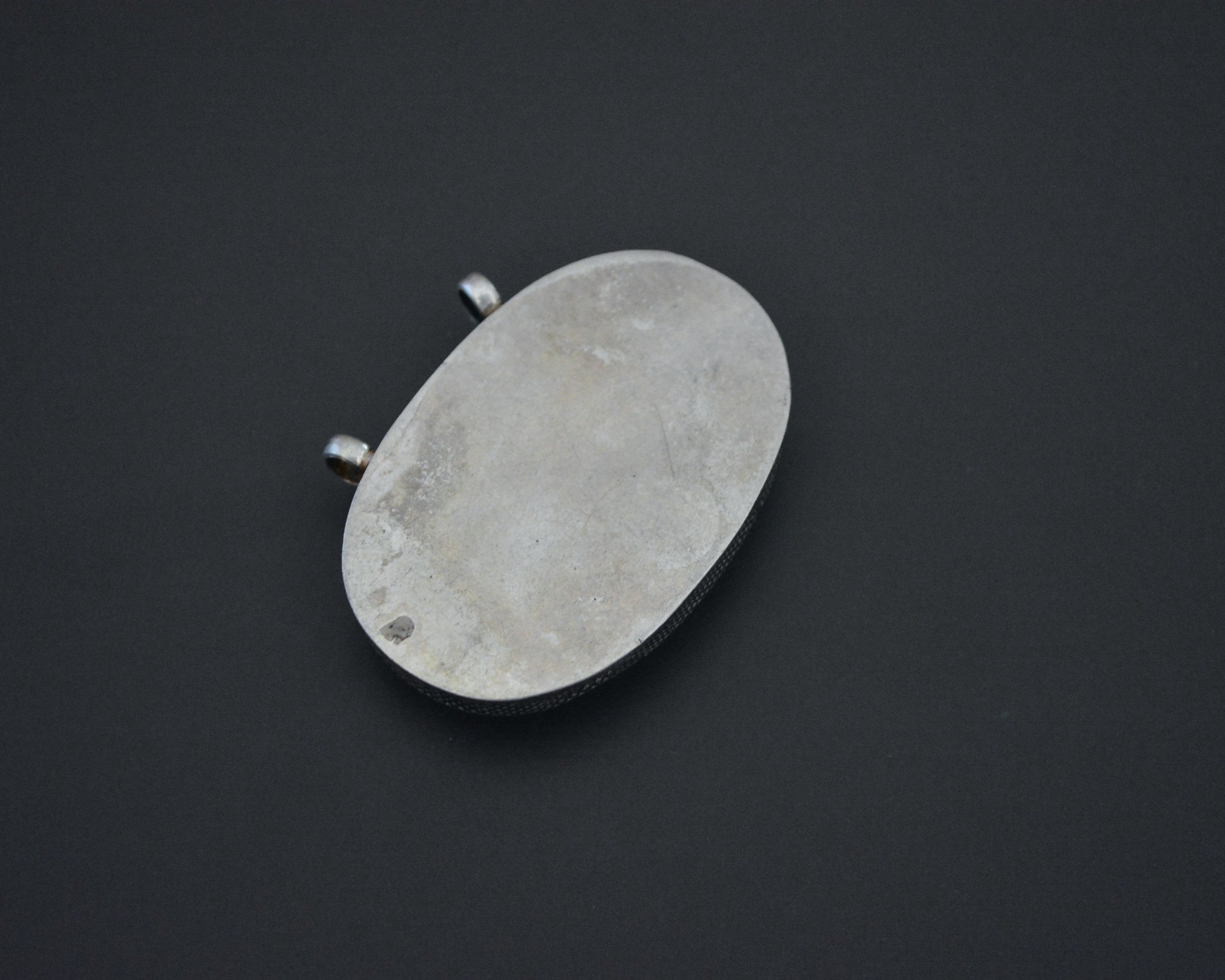 Gilded Silver Kazakh Pendant with Two Bales