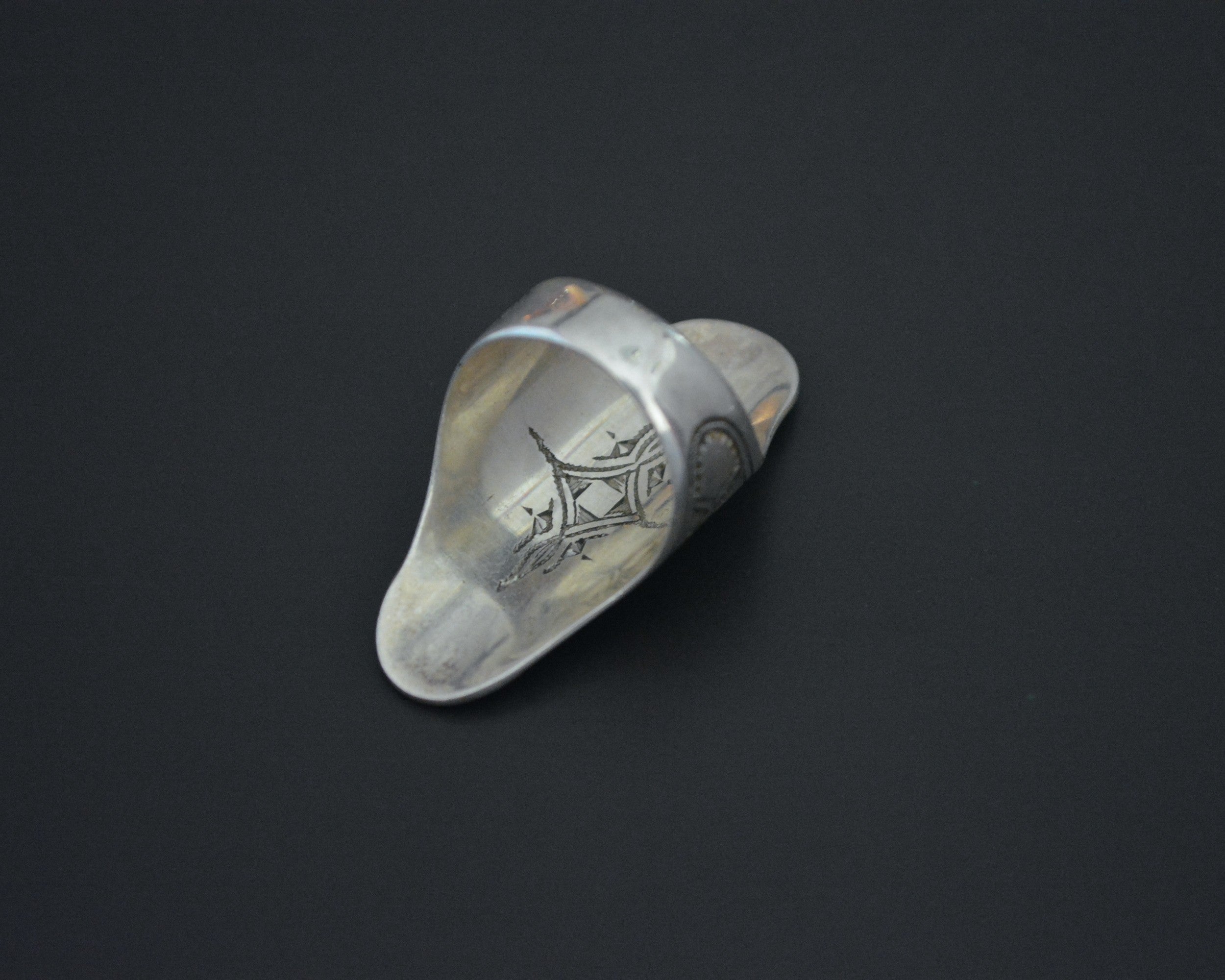 Tuareg Silver Ring - Size 10.5