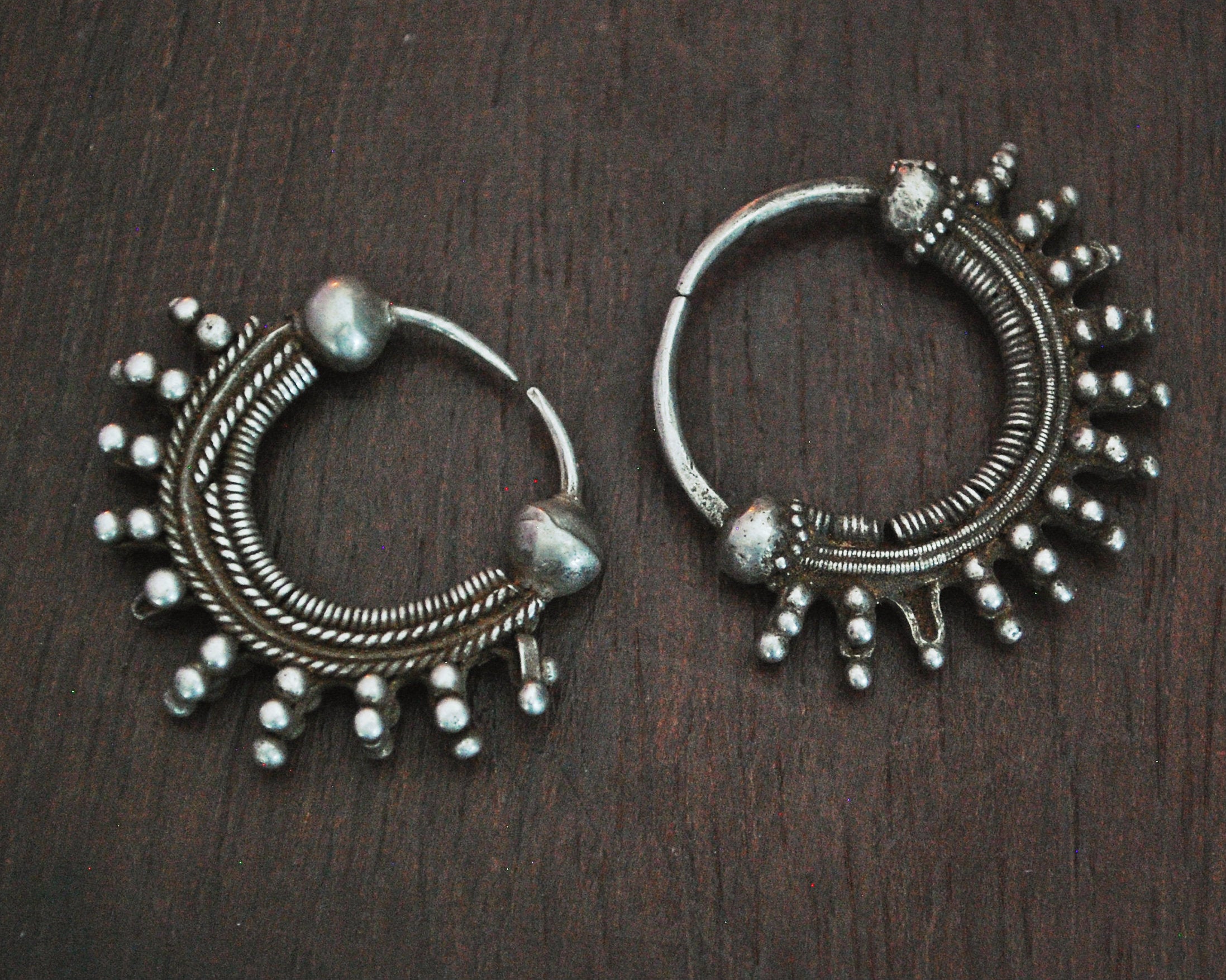 Antique Ethiopian Hoop Earrings