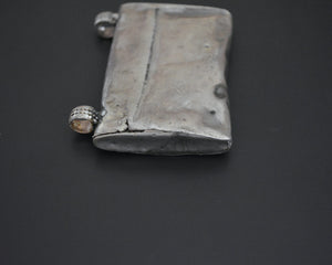Large Omani Silver Gilded Hirz Amulet Pendant