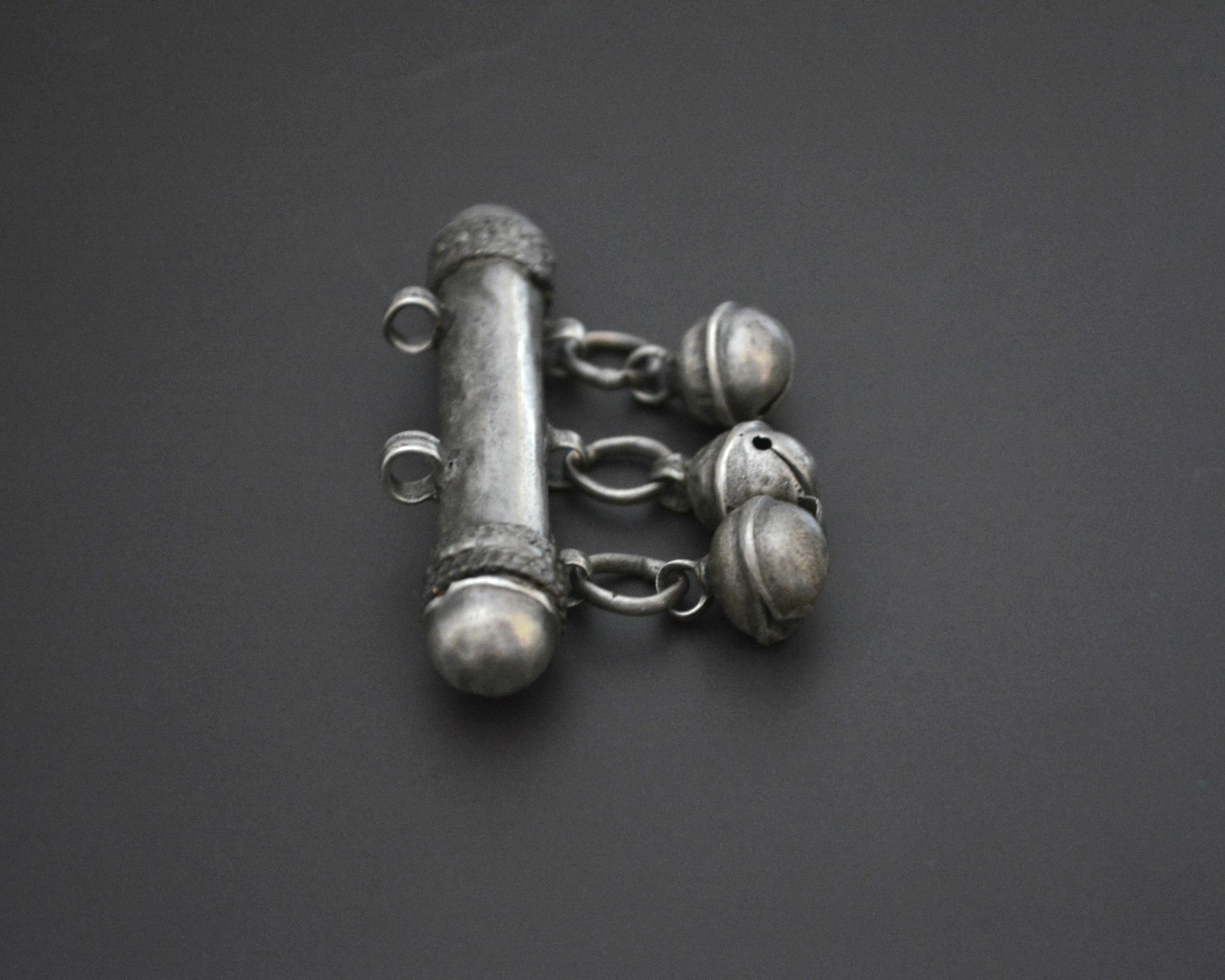Ottoman Silver Pendant with Bells
