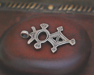 Small Tuareg Silver Cross Pendant