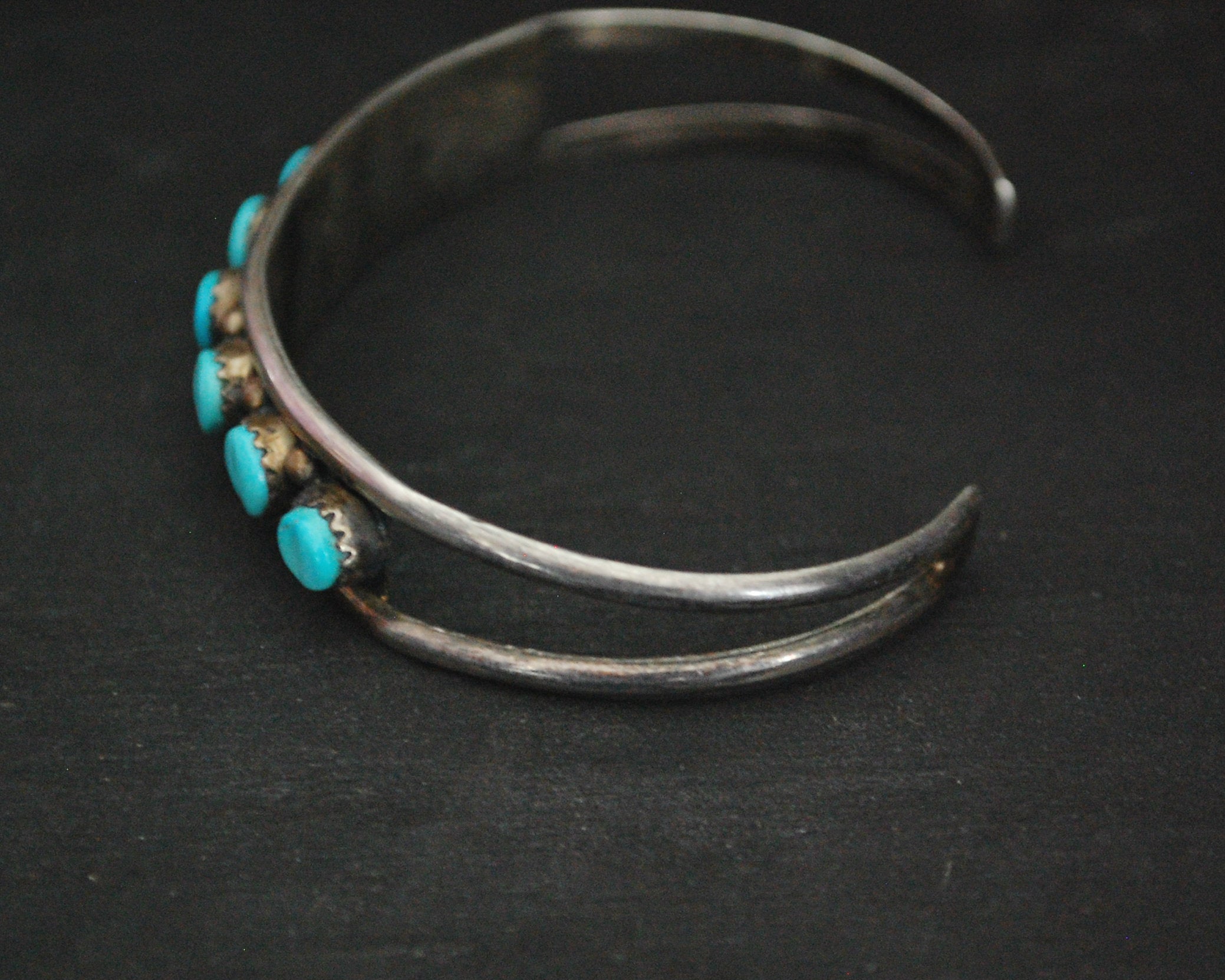 Native American Zuni Turquoise Cuff Bracelet