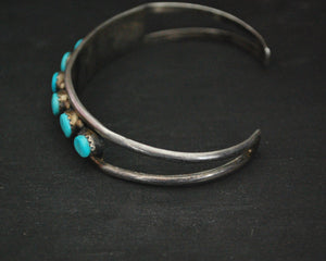 Native American Zuni Turquoise Cuff Bracelet