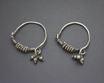 Tribal Indian Hoop Earrings with Bells
