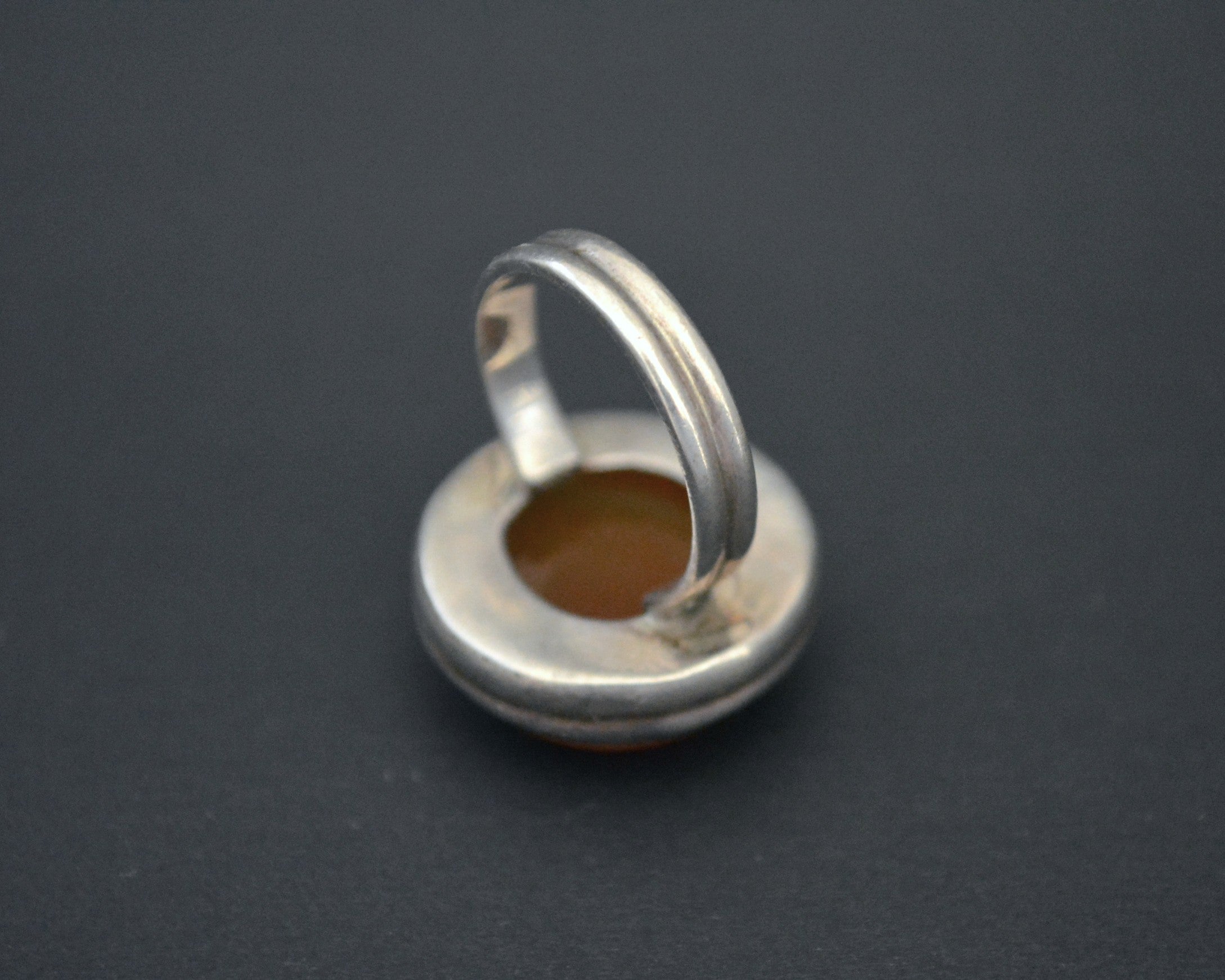 Ethnic Agate Ring  - Size 7.5