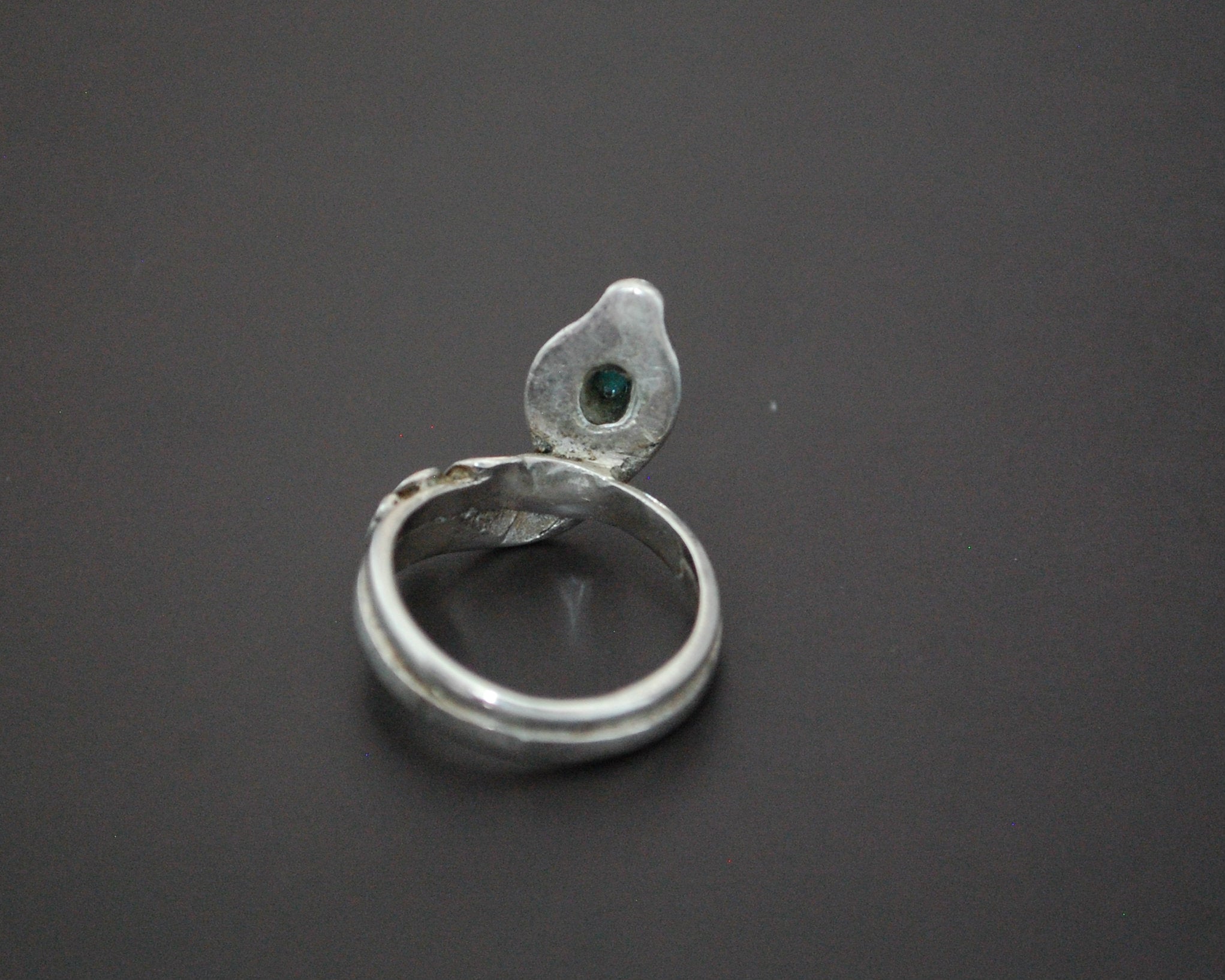 Snake Ring with Turquoise - Size 5.5