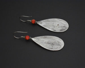 Vintage Kazakh Coral Earrings