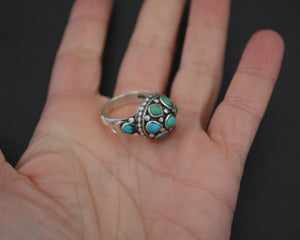 Ladakh Turquoise Ring - Size 8.5