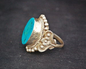 Nepali Turquoise Ring - Size 6.5