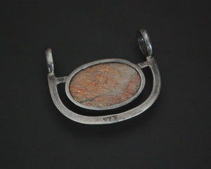Sunstone Pendant with Sterling Silver Setting