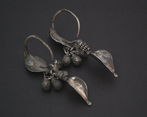 Old Rajasthani Silver Earrings