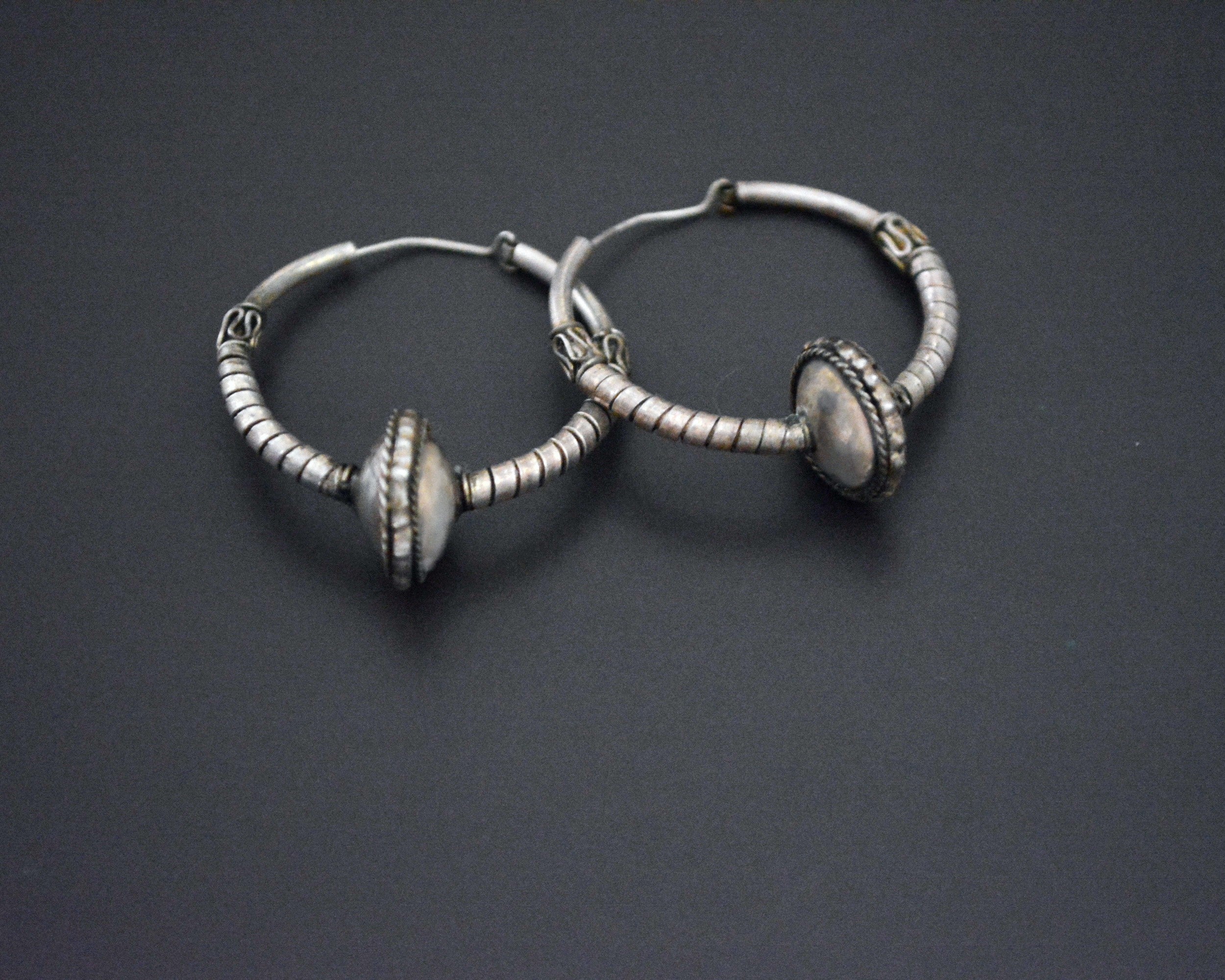 Ethnic Bali Hoop Earrings - SMALL/MEDIUM
