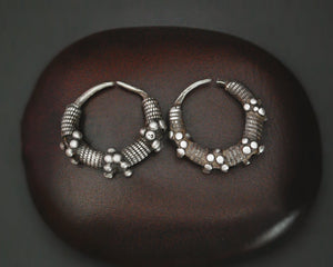 Antique Mauritanian Hoop Earrings - SMALL