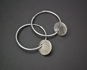 Hoop Earrings with Berber Coins