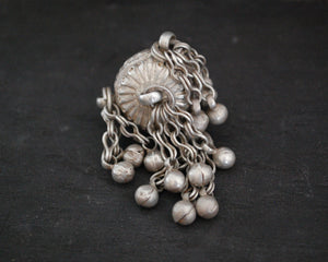 Rajasthani Silver Pendant with Bells