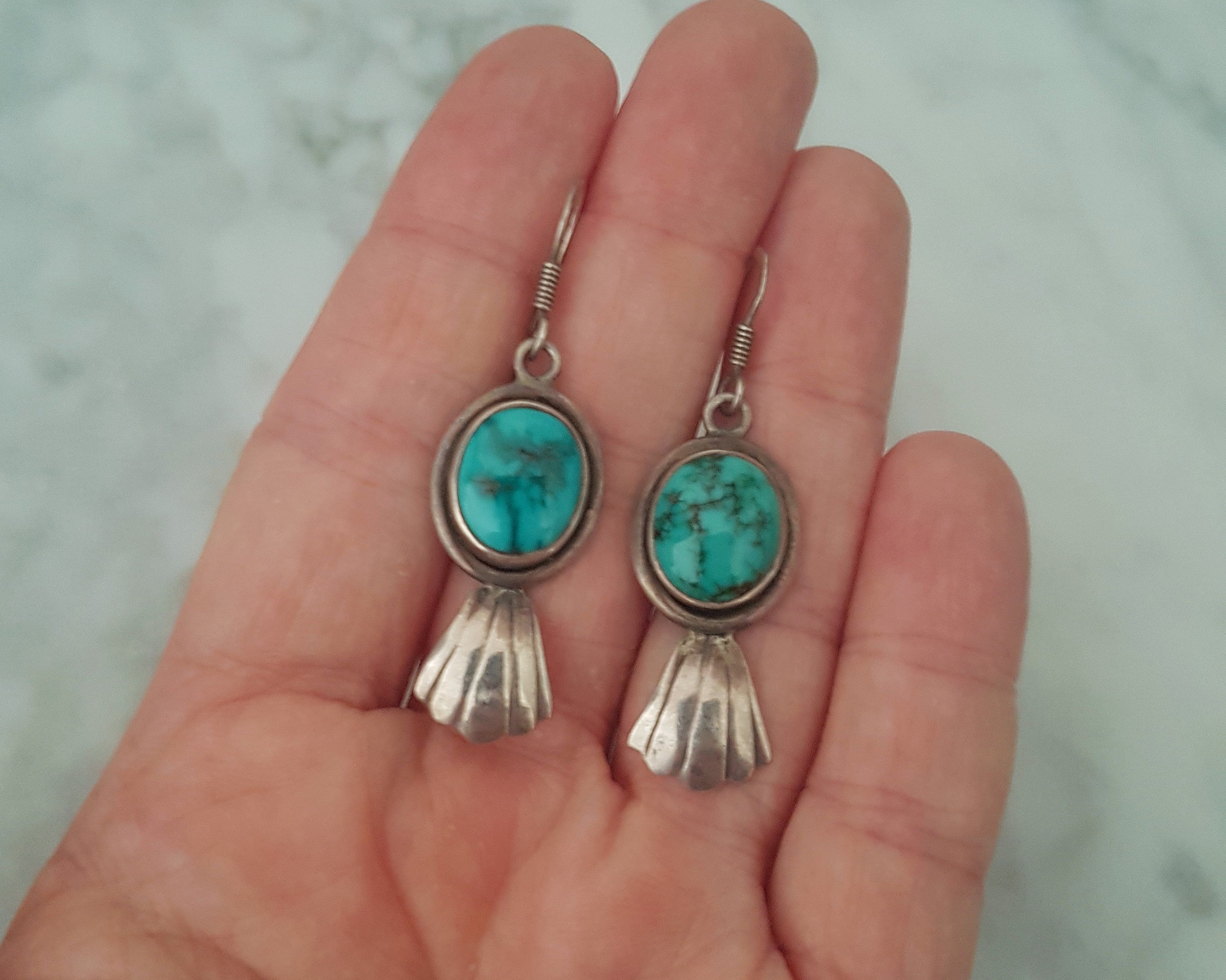 Native American Navajo Turquoise Earrings