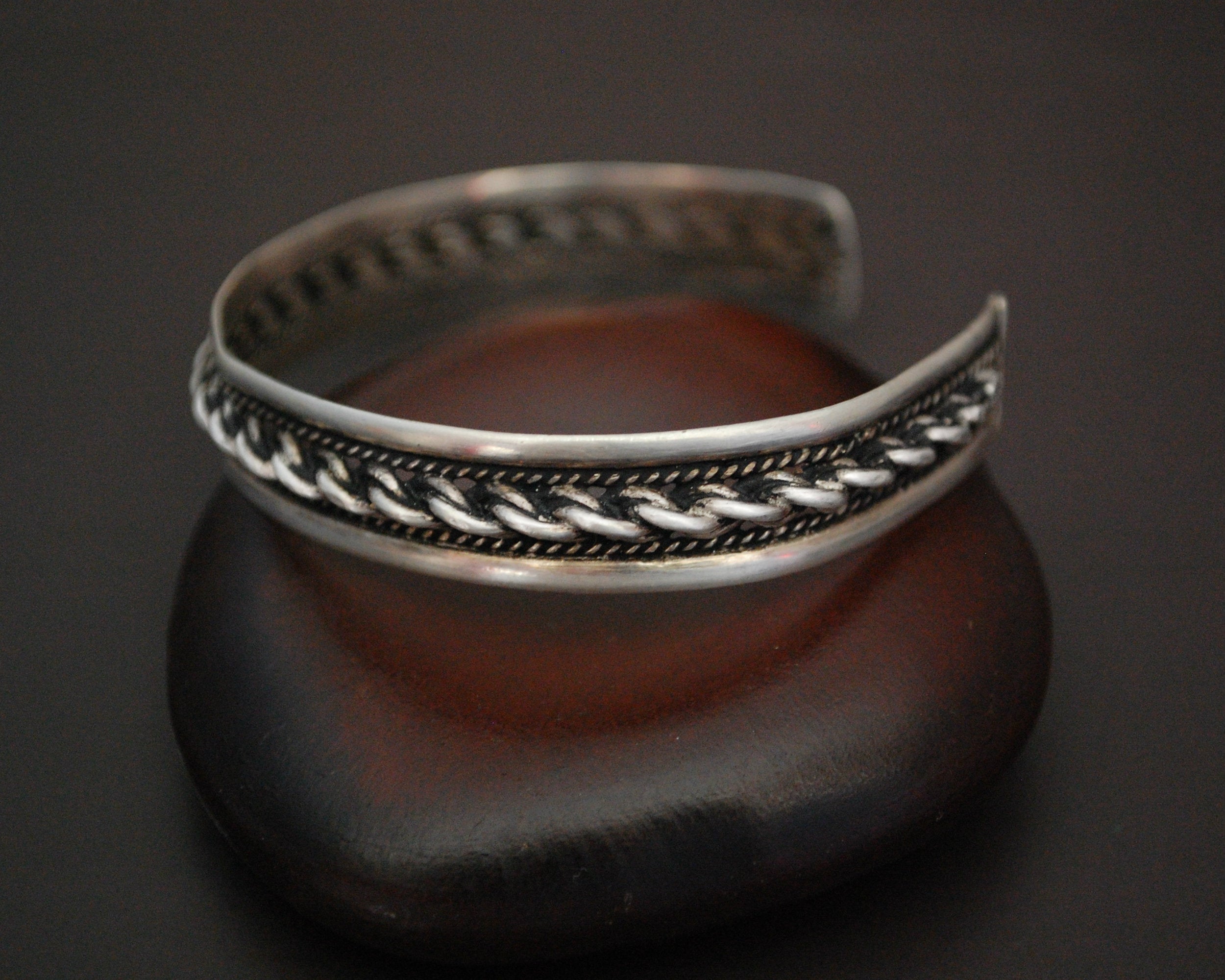 Small Twisted Rope Cuff Bracelet