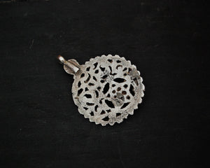 Antique Tunisian Hamsa Pendant with Coral