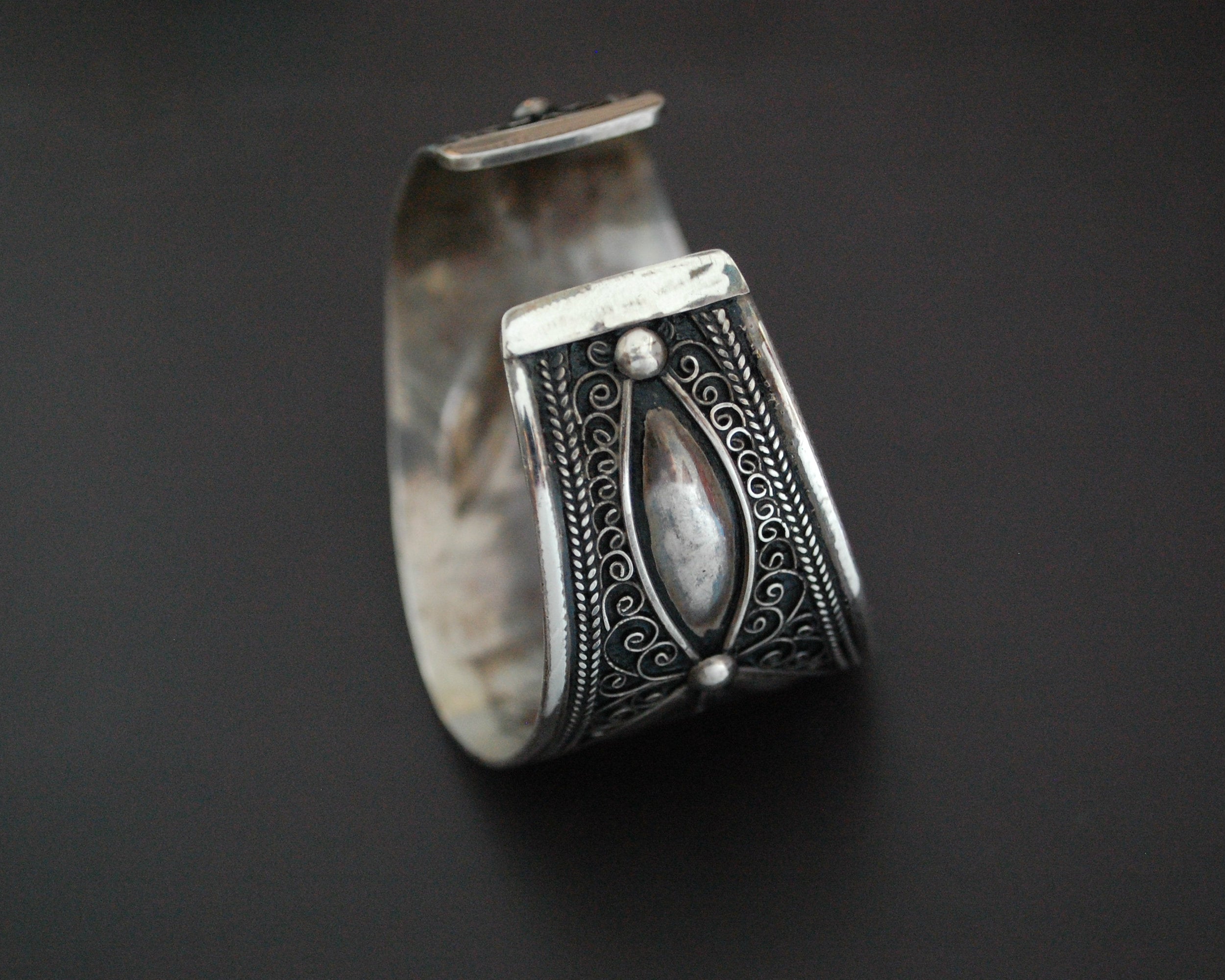 Wide Ethnic Cuff Bracelet