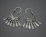 Filigree Hoop Earrings with Dangles