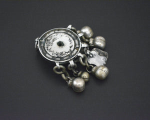 Egyptian Bahariya Oasis Silver Pendant with Dangles