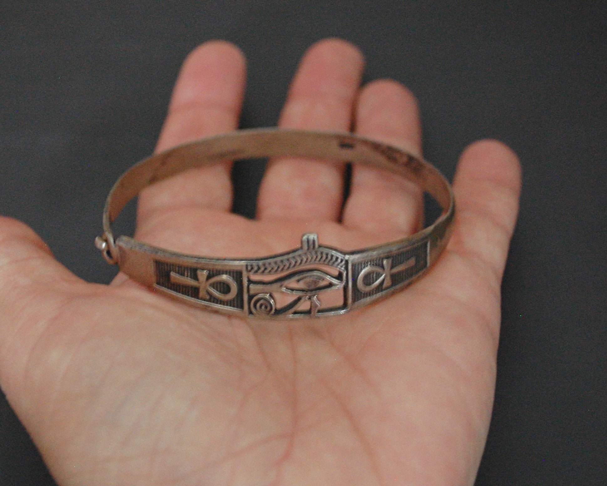 Egyptian Eye of Horus & Ankh Bracelet