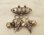 Yemeni Silver Hirz Pendant with Dangles