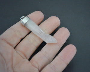 Rosequartz Figa Hand Lucky Charm Amulet