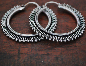 Rajasthani Hoop Earrings - LARGE