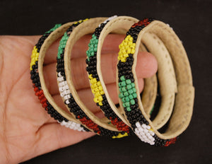 African Beaded Yoruba Bracelet - Small
