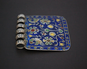 Old Multan Enamel Silver Pendant